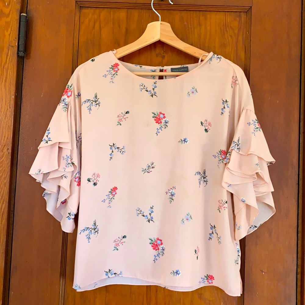 Blush Floral Blouse
